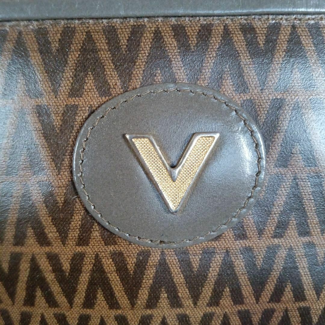 VALENTINO(ヴァレンティノ)のH超美品　マリオヴァレンティノ　ショルダーバッグ　PVC　総柄　ブラウン　ロゴ その他のその他(その他)の商品写真