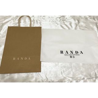 ランダ(RANDA)のRANDA ランダ 紙袋(ショップ袋)