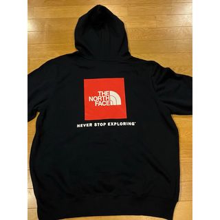 ザノースフェイス(THE NORTH FACE)のTHE NORTH FACE パーカー プルオーバー 大きいsize XL 黒(パーカー)