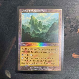 マジックザギャザリング(マジック：ザ・ギャザリング)の【FOIL】手付かずの領土/Unclaimed TerritoryフォイルMTG(シングルカード)