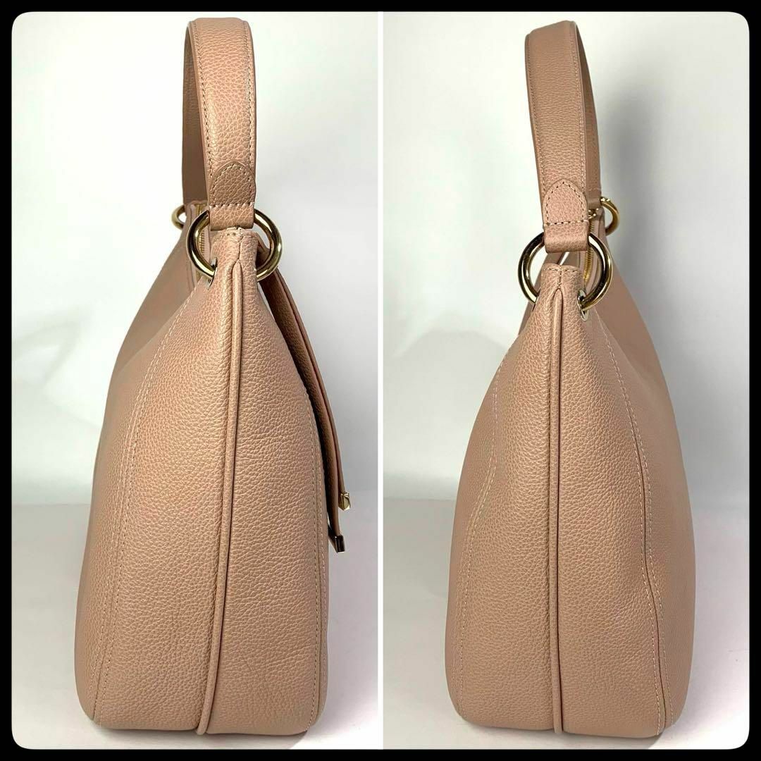 Furla(フルラ)のフルラ ハンドバッグ ショルダーバッグ ２WAY レザー ピンク 保証書付き レディースのバッグ(ショルダーバッグ)の商品写真