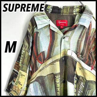 シュプリーム(Supreme)の【窪塚洋介着用モデル】シュプリーム★総柄　オープルカラーシャツ　入手困難　M(シャツ)