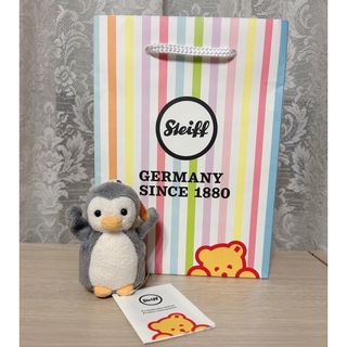 シュタイフ(Steiff)の☆新品☆シュタイフ　steiff ペンギン　キーリング　キーホルダー　ぬいぐるみ(キーホルダー)