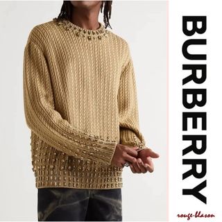 バーバリー(BURBERRY)の日本未入荷！バーバリー クリスタル ビジュー ニット(ニット/セーター)