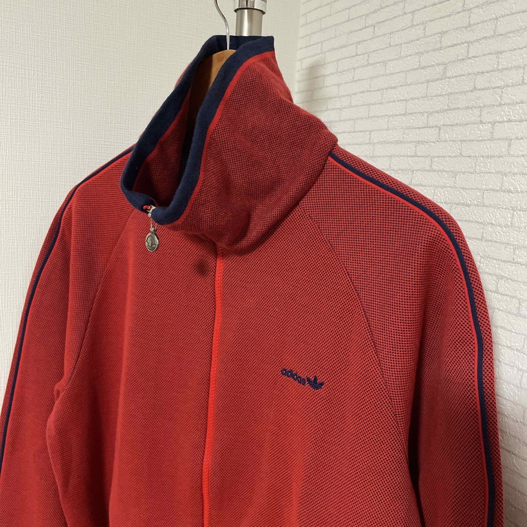 adidas(アディダス)の70s『adidas』トラックジャケット　ジャージ　デサント製　西ドイツタグ メンズのトップス(ジャージ)の商品写真