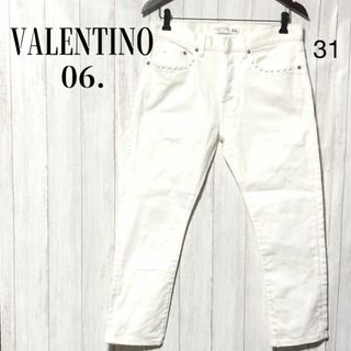 ヴァレンティノ(VALENTINO)のヴァレンティノ VALENTINO ロックスタッズデニムパンツ 31 ストレッチ(デニム/ジーンズ)