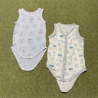 トイザラス(トイザらス)のクマ ゾウ タンクトップ2枚セット(肌着/下着)