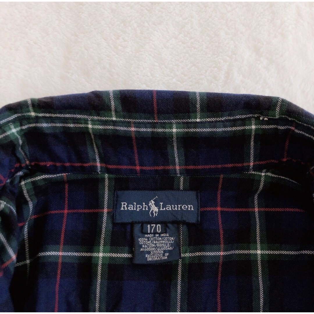 POLO RALPH LAUREN(ポロラルフローレン)のRALPH LAUREN ラルフローレン　チェック　シャツ　ボタンダウン　シャツ メンズのトップス(シャツ)の商品写真