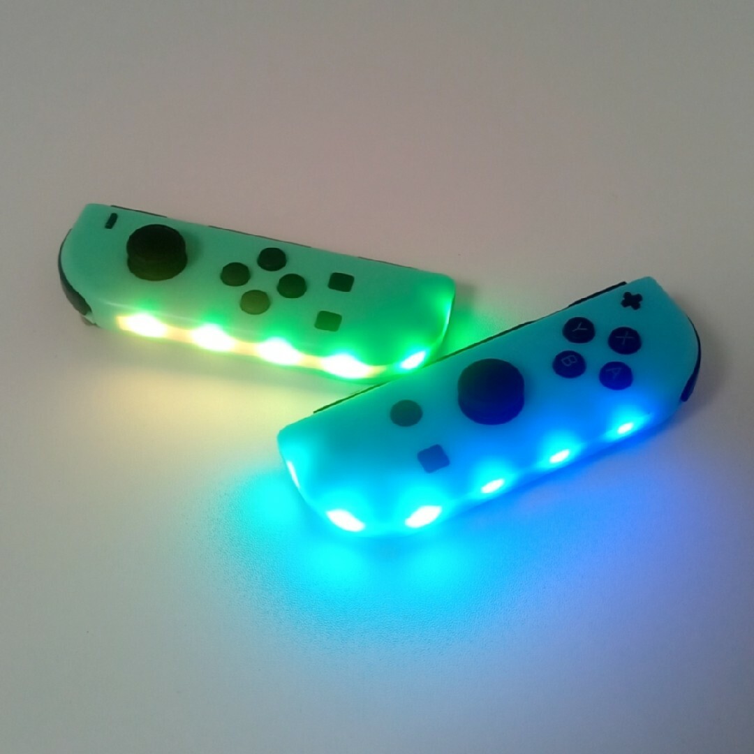 Nintendo Switch(ニンテンドースイッチ)の【新品】Joy-Con 連射 LED ジョイコン パステルカラー GB エンタメ/ホビーのゲームソフト/ゲーム機本体(家庭用ゲーム機本体)の商品写真