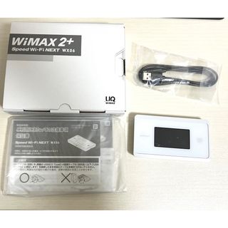 エーユー(au)のUQ WiMAX 2+ Speed Wi-Fi NEXT WX06 (PC周辺機器)