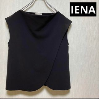 イエナ(IENA)の★美品★IENA イエナ ノースリーブ　カットソー　ダークブラウン(カットソー(半袖/袖なし))