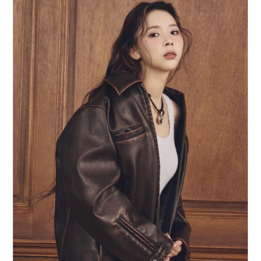 SLY - MICHIXSLY F/LEATHER ジャケット♡ブラウンの通販 by n&k SLY - MICHIXSLY F/LEATHER ジャケット♡ブラウンの通販 by n&k