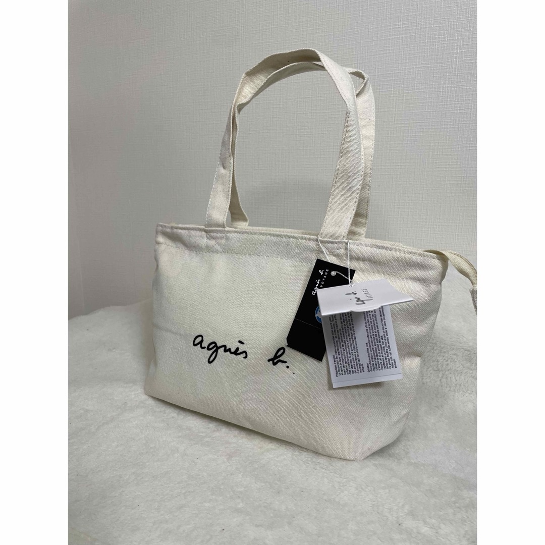 agnes b.(アニエスベー)のagnesb. アニエスベー　VOYAGE  トートバッグ　白　ホワイト レディースのバッグ(トートバッグ)の商品写真