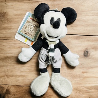 ミッキーマウス - 新品タグ付き　東京ディズニーランド　蒸気船ウィリー　ぬいぐるみバッジ