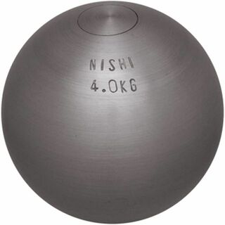 NISHI 陸上競技 砲丸投 砲丸 4.0kg 練習用 G1156(陸上競技)