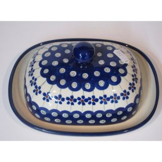 Polish Pottery - 新品未使用　ポーリッシュポタリ— バターケース ポーランド ボレスワヴィエツ社製