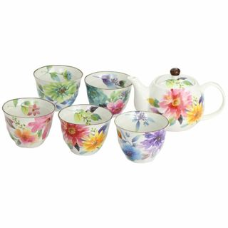 花かれん 5客ポット茶器 03903(容器)