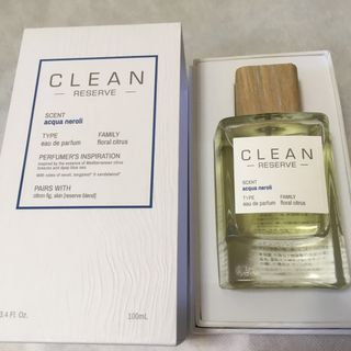 CLEAN - 新品 クリーン リザーブ アクア ネロリ 100m香水 オードパルファム正規品