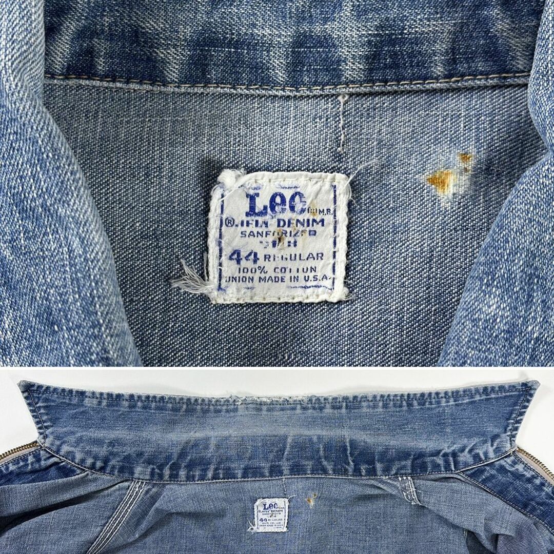 Lee - 60s ビンテージ◎Lee 91-B デニム ジャケット 希少 44 美 Lee - 60s ビンテージ◎Lee 91-B デニム ジャケット 希少 44 美