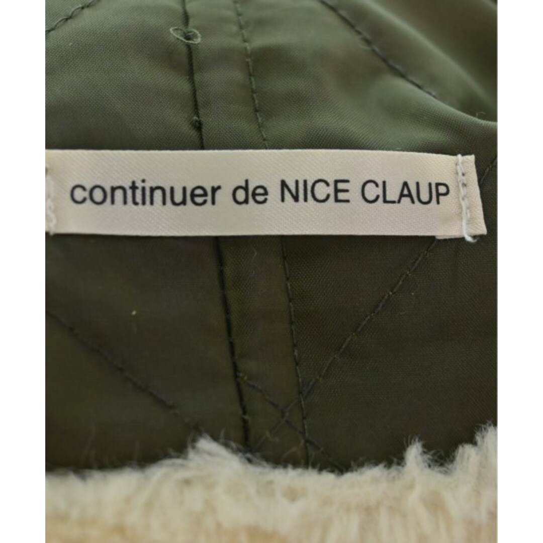 NICE CLAUP(ナイスクラップ)のNICE CLAUP ナイス　クラップ モッズコート M カーキ 【古着】【中古】 レディースのジャケット/アウター(モッズコート)の商品写真