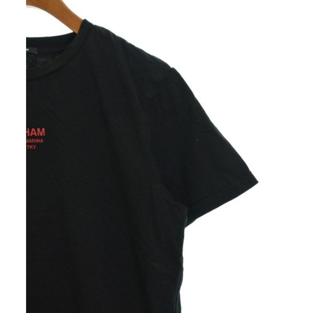 DENHAM(デンハム)のDENHAM デンハム Tシャツ・カットソー S 黒 【古着】【中古】 レディースのトップス(カットソー(半袖/袖なし))の商品写真