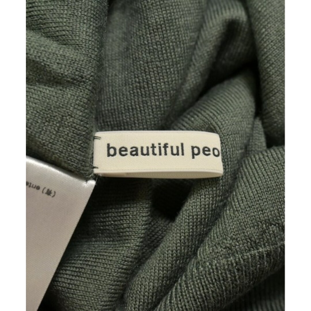 beautiful people(ビューティフルピープル)のbeautiful people ニット・セーター 38(M位) 緑 【古着】【中古】 レディースのトップス(ニット/セーター)の商品写真