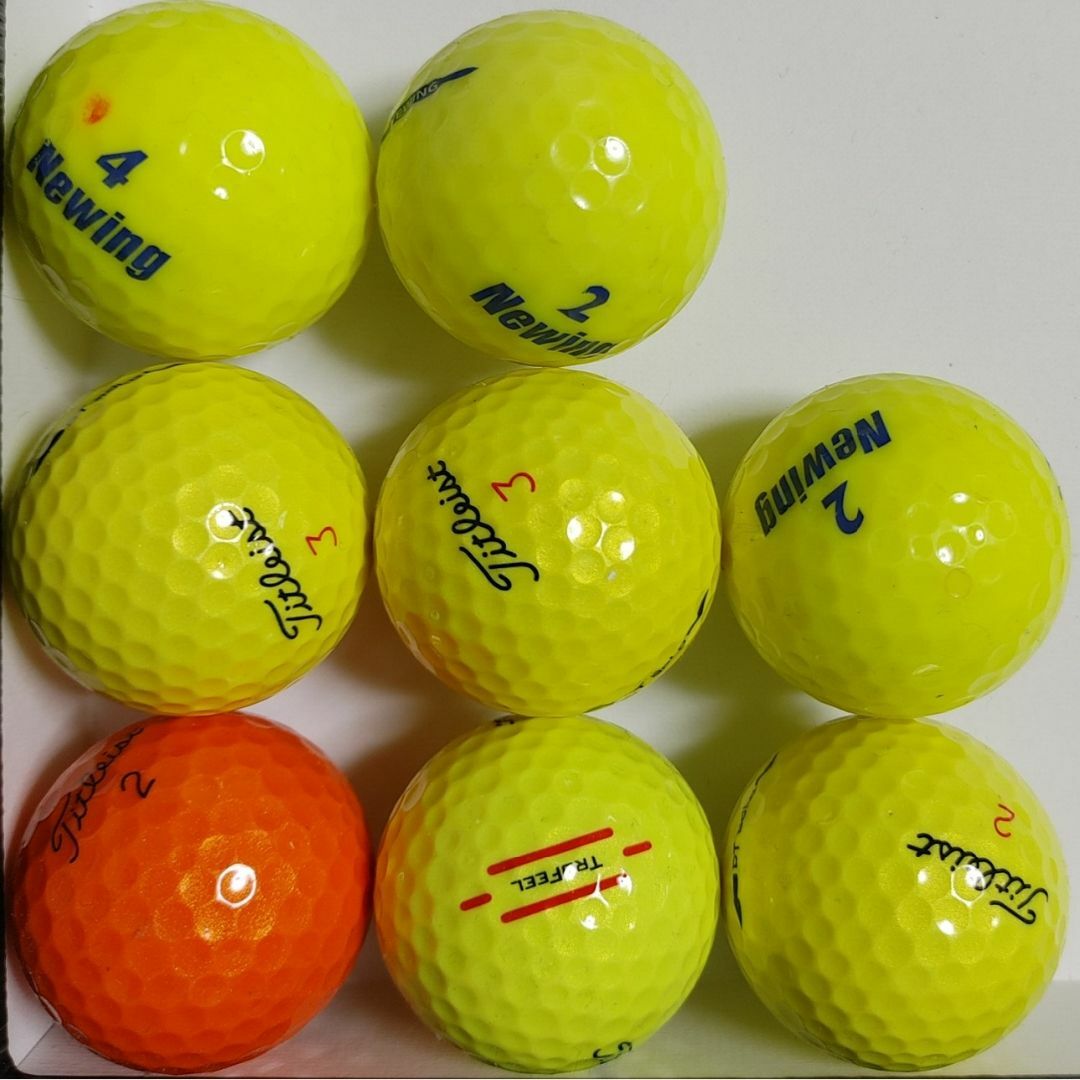 Srixon(スリクソン)のロストボール 15球セット SRIXON Newing ゴルフボール パール 黄 スポーツ/アウトドアのゴルフ(その他)の商品写真