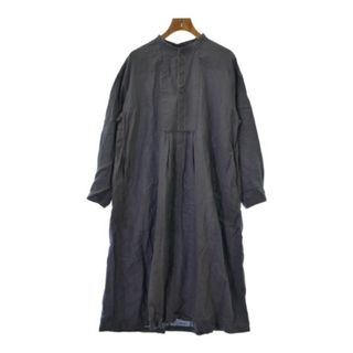 ネストローブ(nest Robe)のnest robe ネストローブ ワンピース F ブルーグレー系 【古着】【中古】(ひざ丈ワンピース)