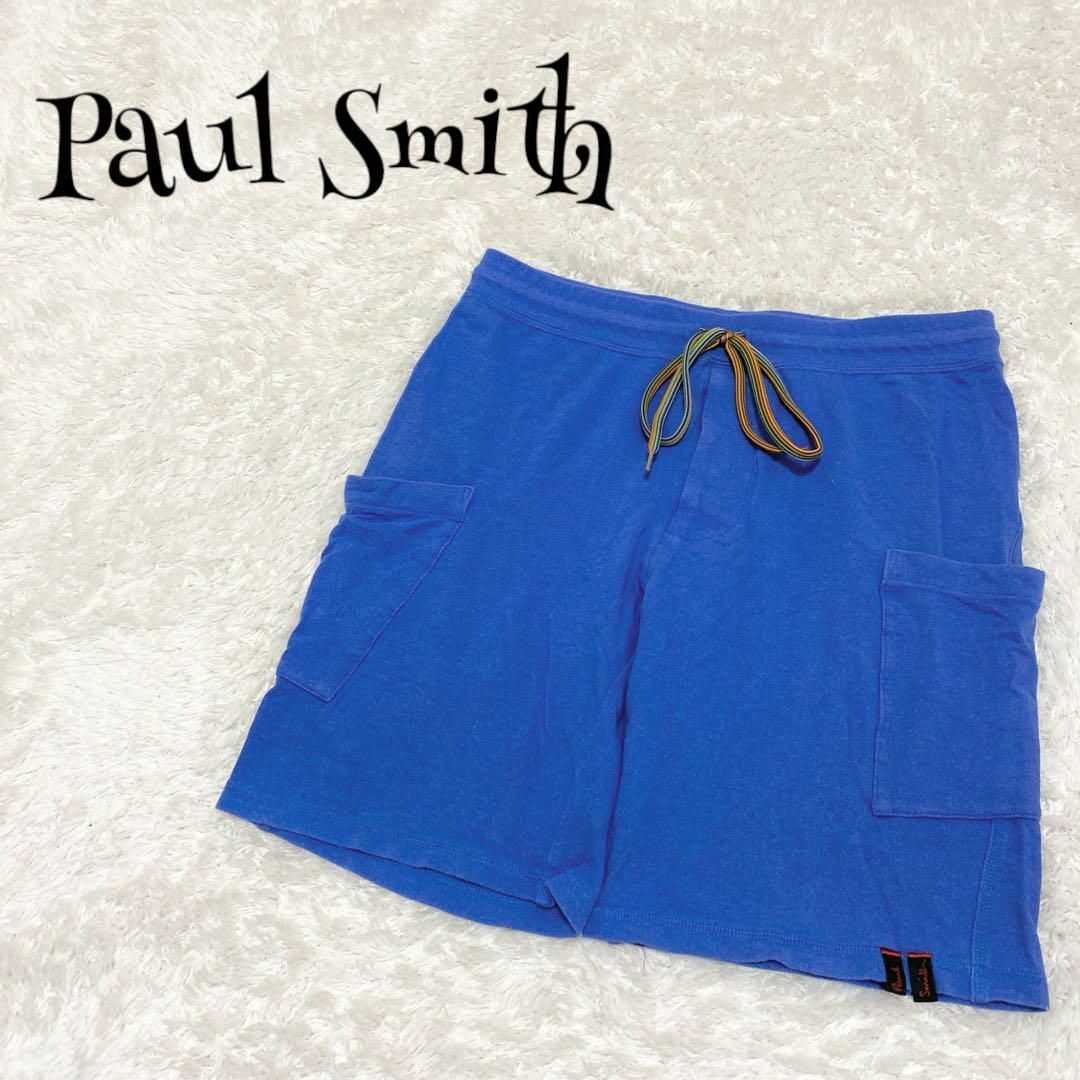 Paul Smith(ポールスミス)のPaul Smith ポールスミス ☆ ハーフパンツ 青 ブルー Mサイズ メンズのパンツ(ショートパンツ)の商品写真