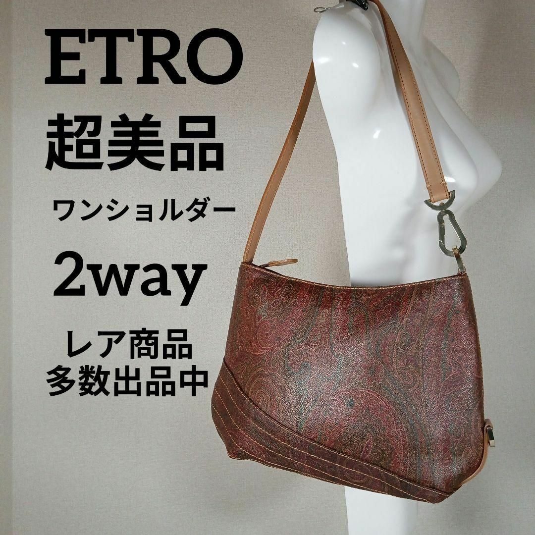 ETRO(エトロ)のH3超美品　エトロ　ハンドバッグ　肩掛けバッグ　2way　PVC　ペイズリー その他のその他(その他)の商品写真