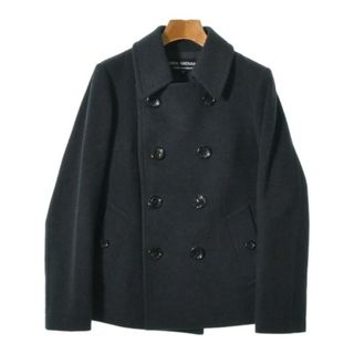 ジュンヤワタナベ(JUNYA WATANABE)のJUNYA WATANABE ジュンヤワタナベ ピーコート S ダークグレー 【古着】【中古】(ピーコート)