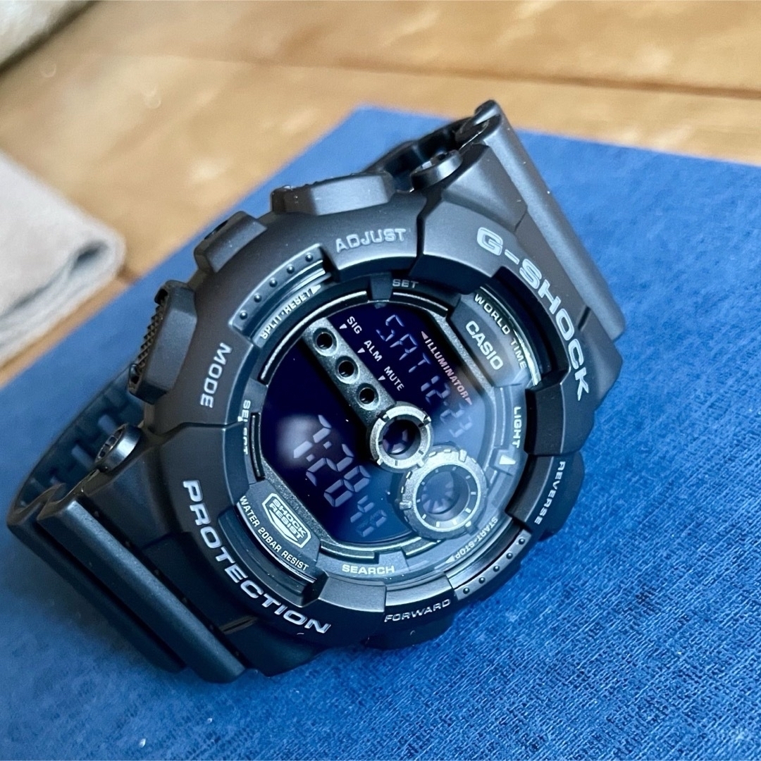 CASIO(カシオ)のカシオ　デジタル腕時計　G-SHOCK  新品　強LEDバックライト　ブラック メンズの時計(腕時計(デジタル))の商品写真