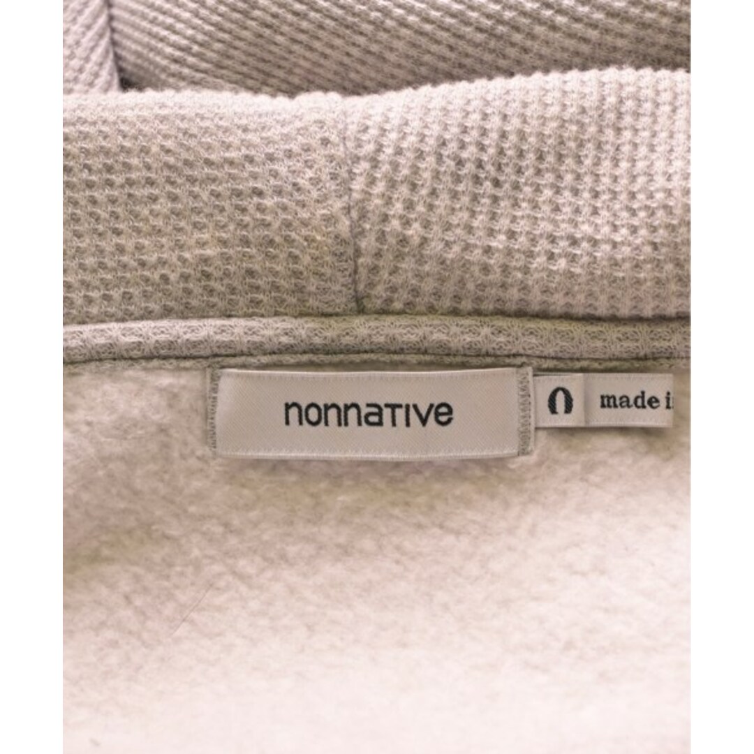 nonnative(ノンネイティブ)のnonnative ノンネイティヴ パーカー 0(XS位) グレー 【古着】【中古】 メンズのトップス(パーカー)の商品写真