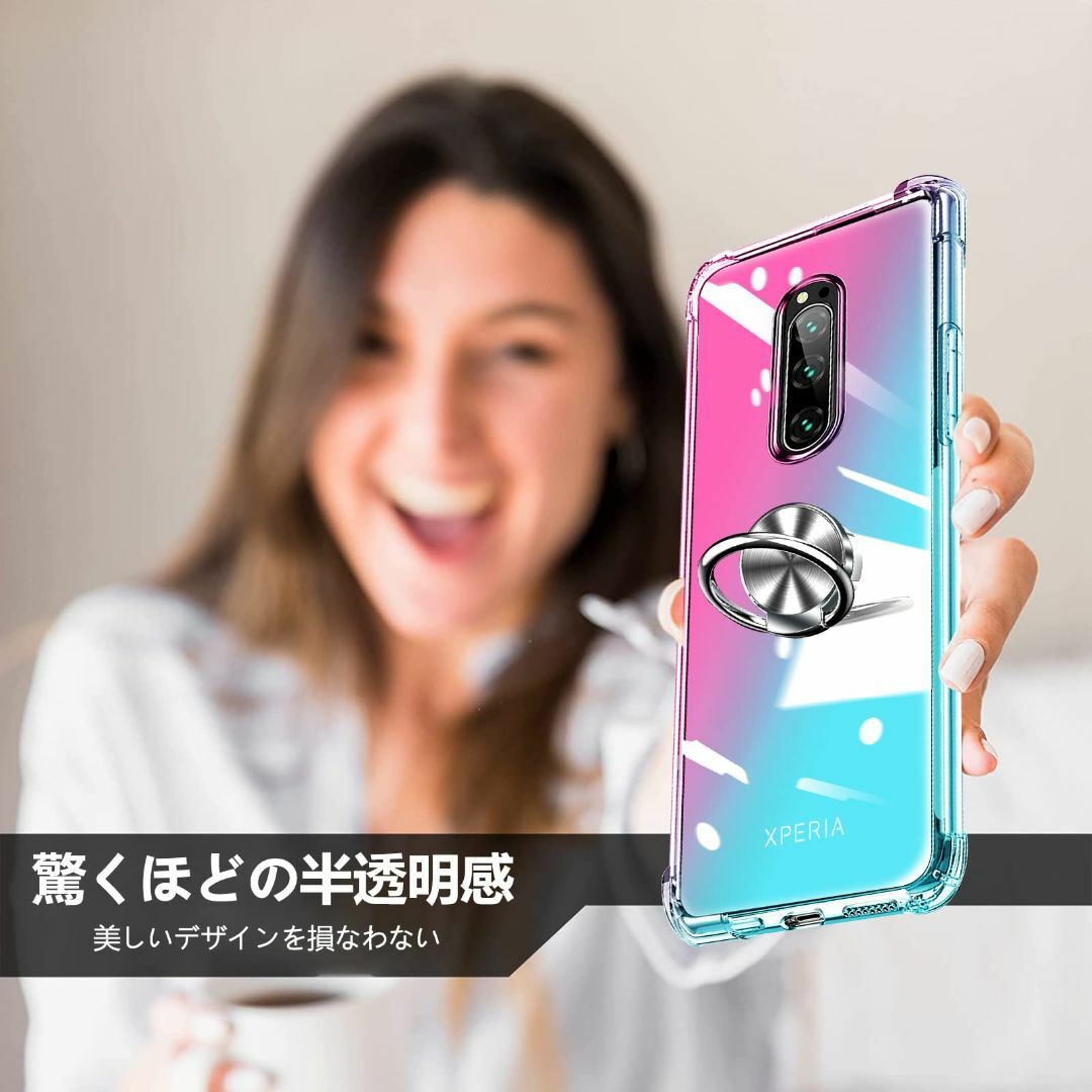 【サイズ:OPPOReno5A_色:ピンク/紫】OPPO Reno5 A ケース スマホ/家電/カメラのスマホアクセサリー(その他)の商品写真