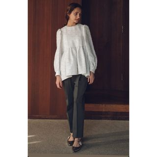 本日12時まで限定出品★OHGA★PATTERN BLOUSE(シャツ/ブラウス(長袖/七分))