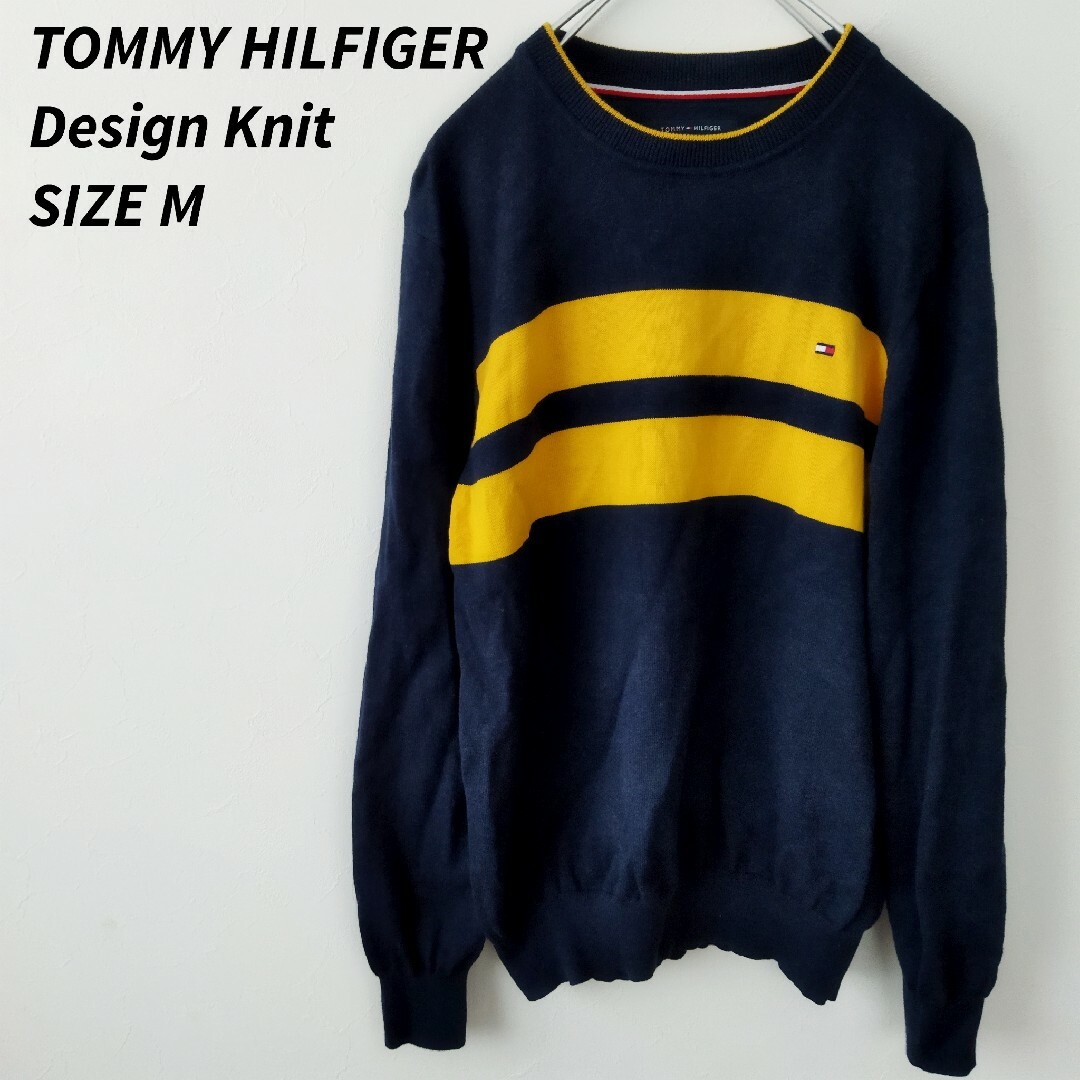 TOMMY HILFIGER(トミーヒルフィガー)の美品 TOMMY HILFIGER　トミーヒルフィガー  ニット メンズのトップス(ニット/セーター)の商品写真