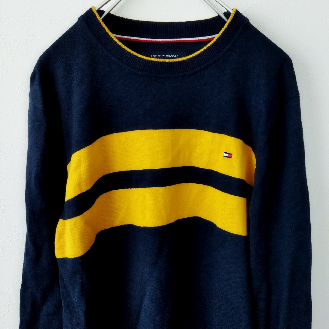 TOMMY HILFIGER(トミーヒルフィガー)の美品 TOMMY HILFIGER　トミーヒルフィガー  ニット メンズのトップス(ニット/セーター)の商品写真