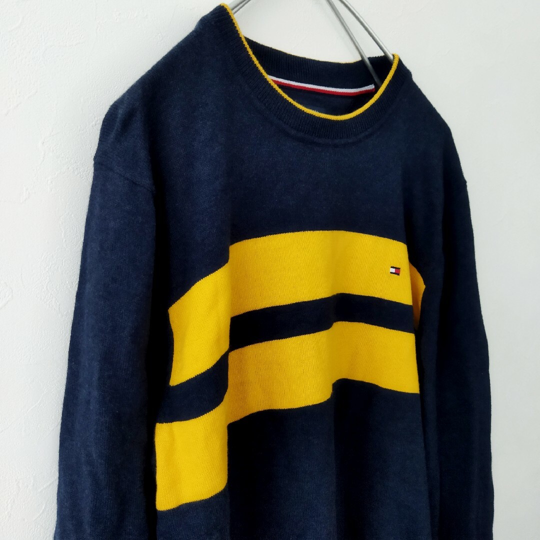 TOMMY HILFIGER(トミーヒルフィガー)の美品 TOMMY HILFIGER　トミーヒルフィガー  ニット メンズのトップス(ニット/セーター)の商品写真