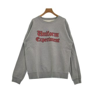 ユニフォームエクスペリメント(uniform experiment)のuniform experiment スウェット 1(S位) グレー 【古着】【中古】(スウェット)