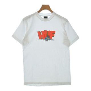 ハフ(HUF)のHUF ハフ Tシャツ・カットソー S 白 【古着】【中古】(Tシャツ/カットソー(半袖/袖なし))