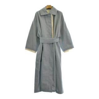 ジルサンダー(Jil Sander)のJIL SANDER ジルサンダー ステンカラーコート 34(XXS位) 水色 【古着】【中古】(その他)