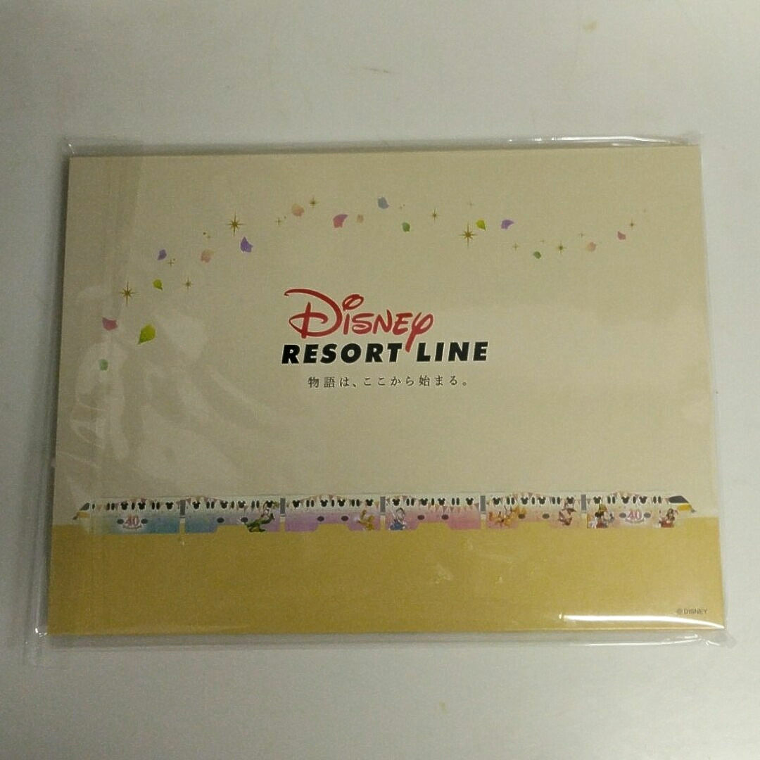 Disney(ディズニー)の🎗40周年🚊リゾートライン台紙付フリー切符 チケットの乗車券/交通券(その他)の商品写真