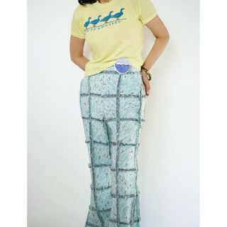 フミカウチダ(FUMIKA_UCHIDA)の試着のみ美品FUMIKAUCHIDA PATCHWORK ZEBRA PANTS(カジュアルパンツ)