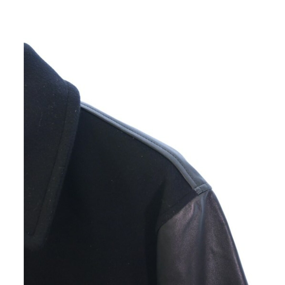 EMMETI(エンメティ)のEMMETI エンメティ ピーコート 52(XXL位) 黒 【古着】【中古】 メンズのジャケット/アウター(ピーコート)の商品写真