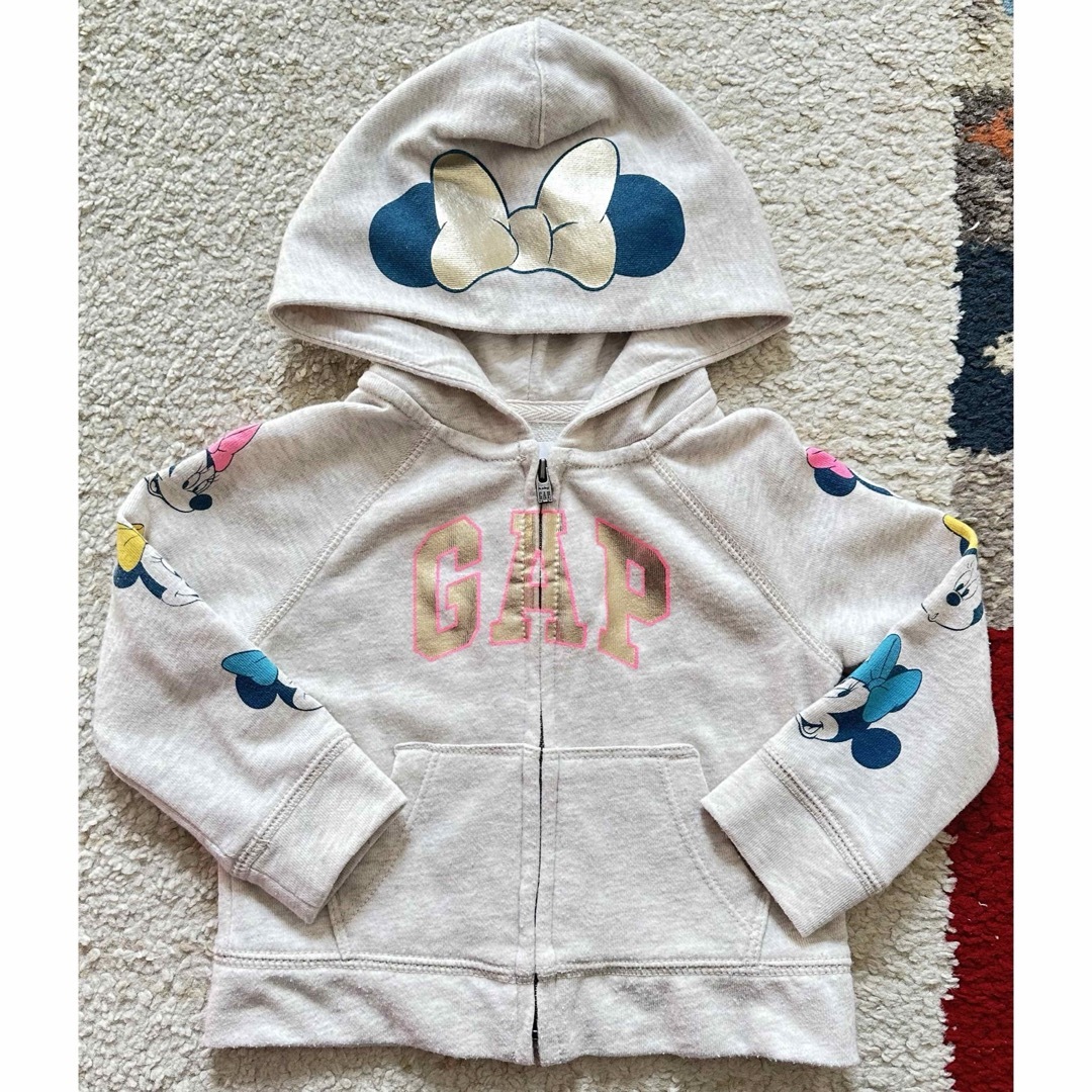 babyGAP(ベビーギャップ)のGAP  ミニーちゃん　パーカー キッズ/ベビー/マタニティのベビー服(~85cm)(トレーナー)の商品写真