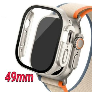 Apple Watch Ultra 画面 保護カバー スターライト 49mm(その他)