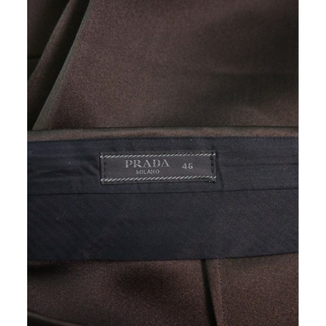 PRADA(プラダ)のPRADA プラダ スラックス 46(M位) 茶 【古着】【中古】 メンズのパンツ(スラックス)の商品写真