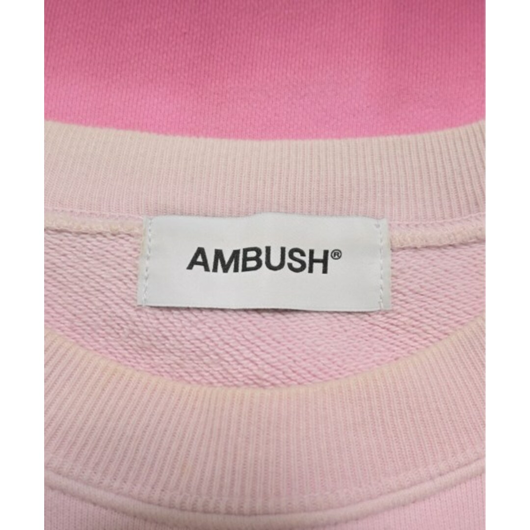 AMBUSH(アンブッシュ)のAMBUSH アンブッシュ スウェット 1(S位) ピンク系 【古着】【中古】 メンズのトップス(スウェット)の商品写真