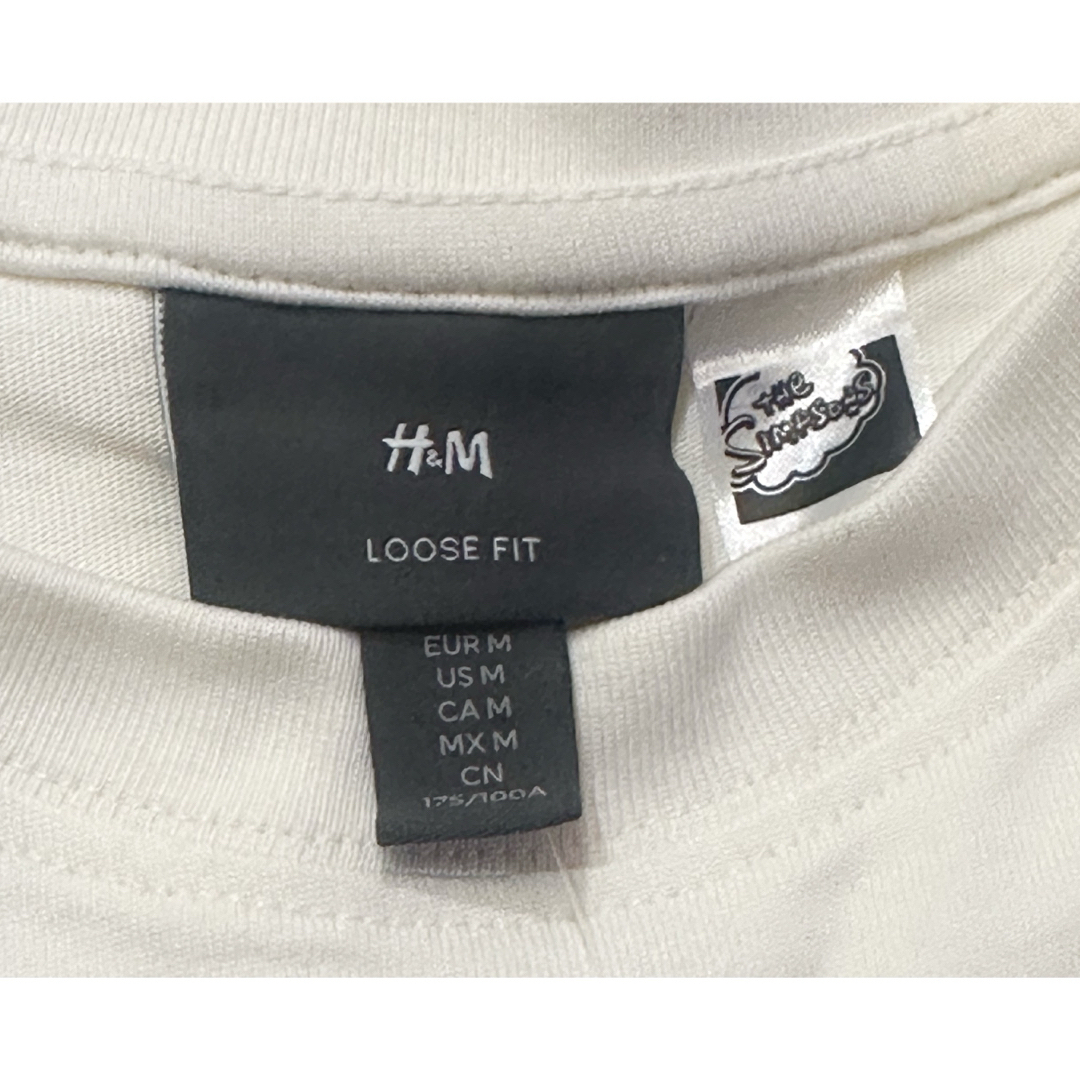 H&M(エイチアンドエム)の新品 H&M × シンプソンズ コラボ Tシャツ 天使 ディズニー M メンズのトップス(Tシャツ/カットソー(半袖/袖なし))の商品写真