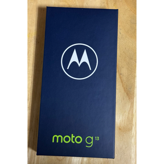 モトローラ(Motorola)の新品 未使用 開封済み moto g13 ラベンダーブルー 128GB(スマートフォン本体)